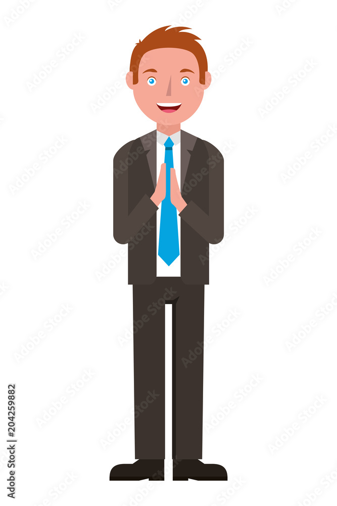 elegant businessman avatar character vector illustration design elegant businessman avatar character vector illustration design
