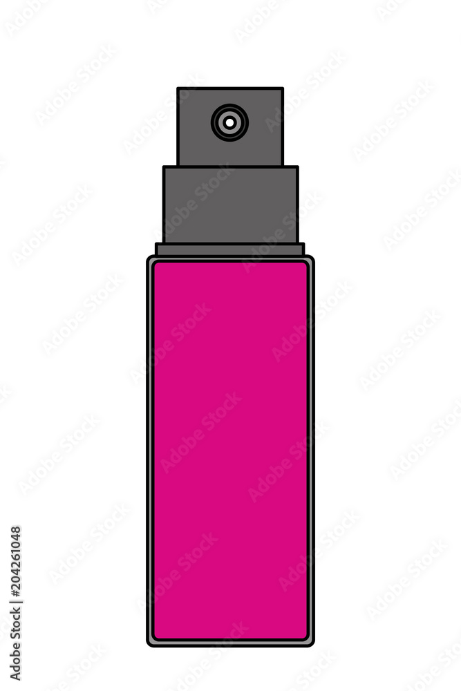 spray can bottle cosmetic female vector illustration spray can bottle cosmetic female vector illustration