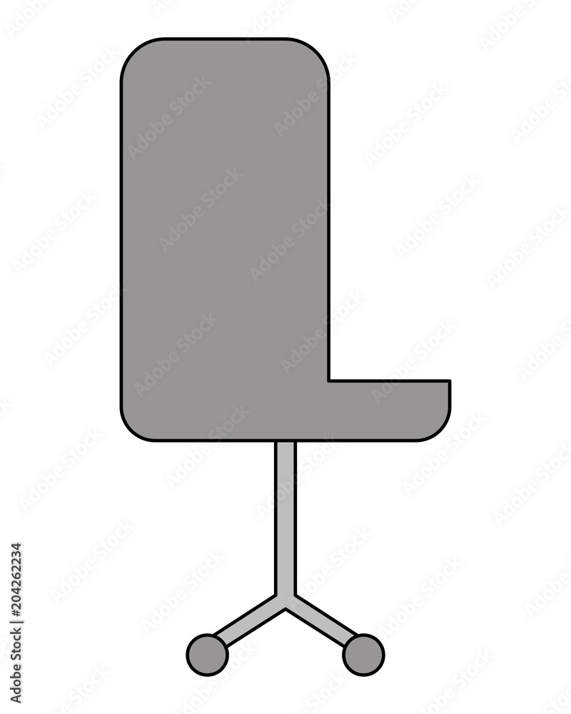office chair furniture comfort image vector illustration office chair furniture comfort image vector illustration