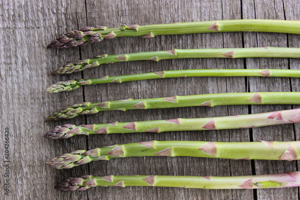 Freshly cut asparagus Freshly cut asparagus