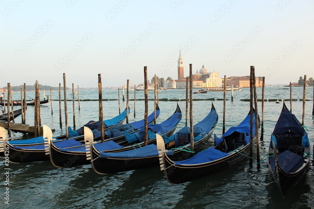 blue gondola