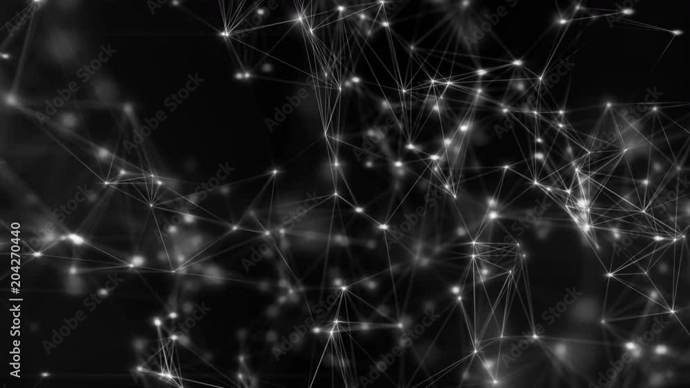 4K Point Mesh Network. Seamless looping animation. 4K Point Mesh Network. Seamless looping animation.