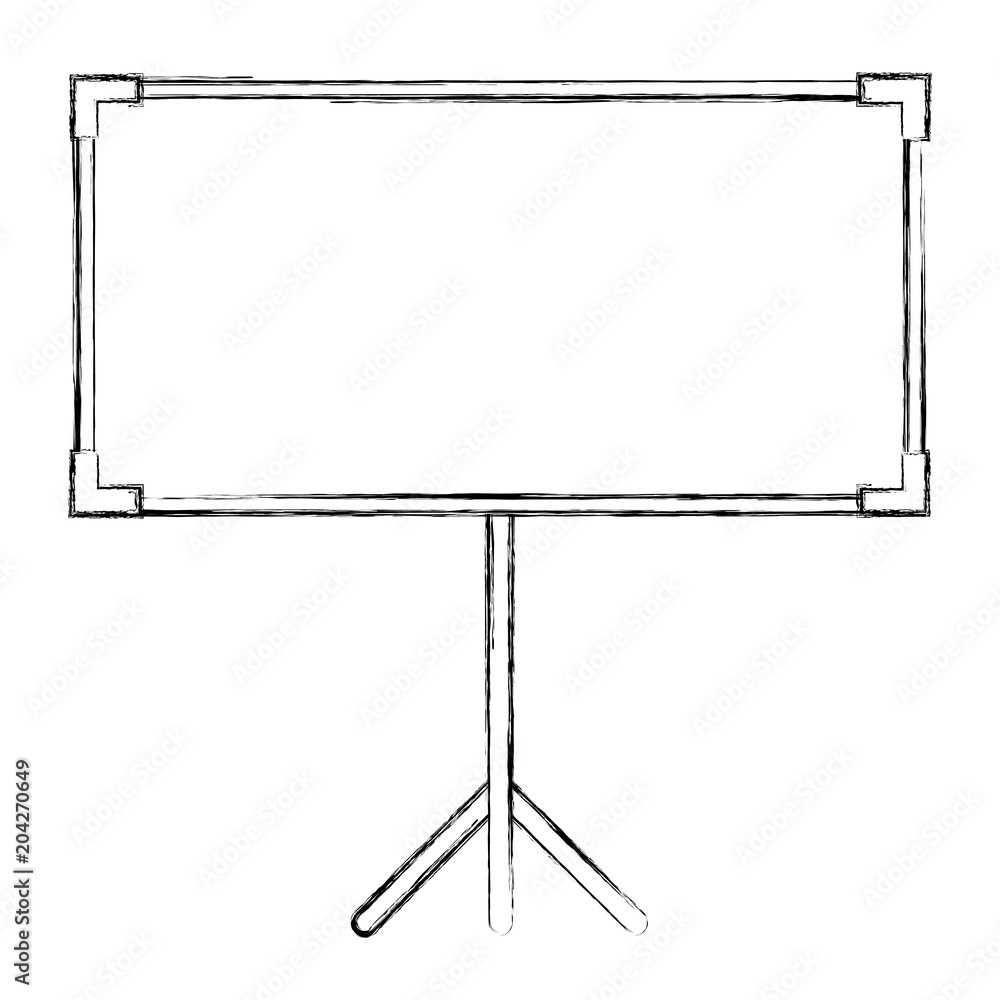 Obraz premium paperboard training isolated icon vector illustration design
