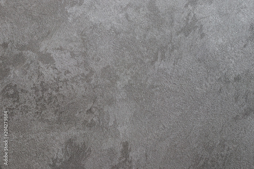 Texture of gray decorative plaster.