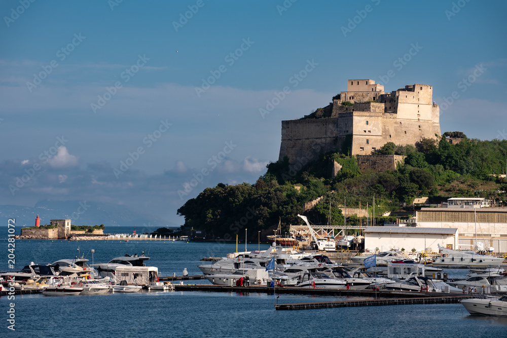 Baia Castle, Naples - Italy:a castle of medieval origins that rises on the promontory of Baia and on the homonymous tourist port