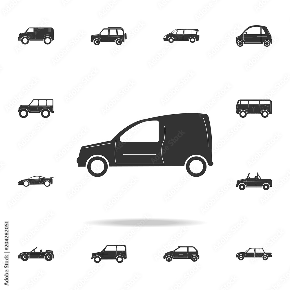 Motor Van icon. Detailed set of cars icons. Premium graphic design. One of the collection icons for websites, web design, mobile app