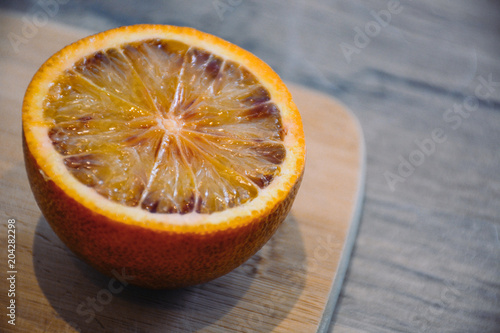 Close Up Single Blood Orange