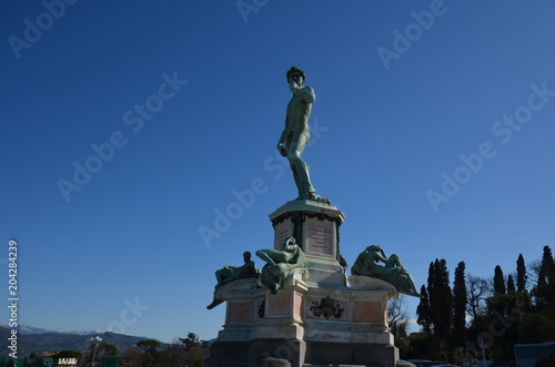  Piazzale Michelangelo; statue; sky; monument; landmark