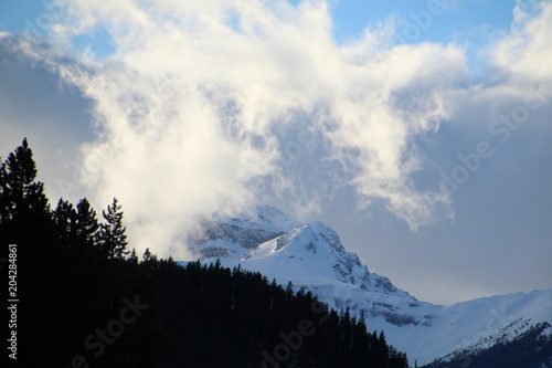 Clouds Dancing Over Mountains, Banff National Park, Alberta © Michael Mamoon