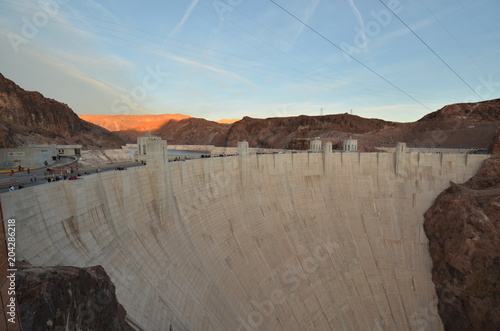  Hoover Dam; landform; geographical feature; natural environment; canyon