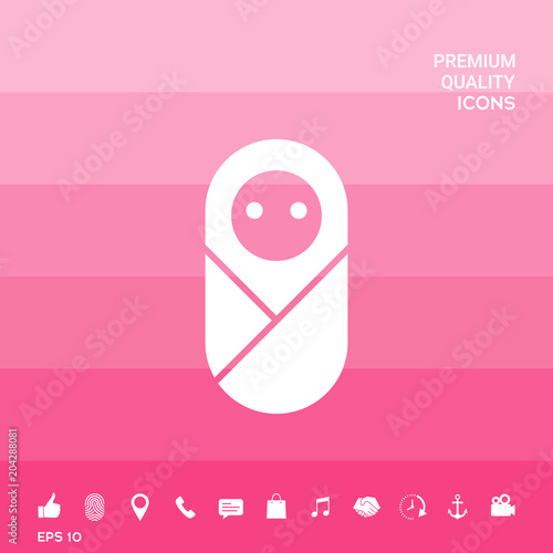 Infant, neonate, newborn icon