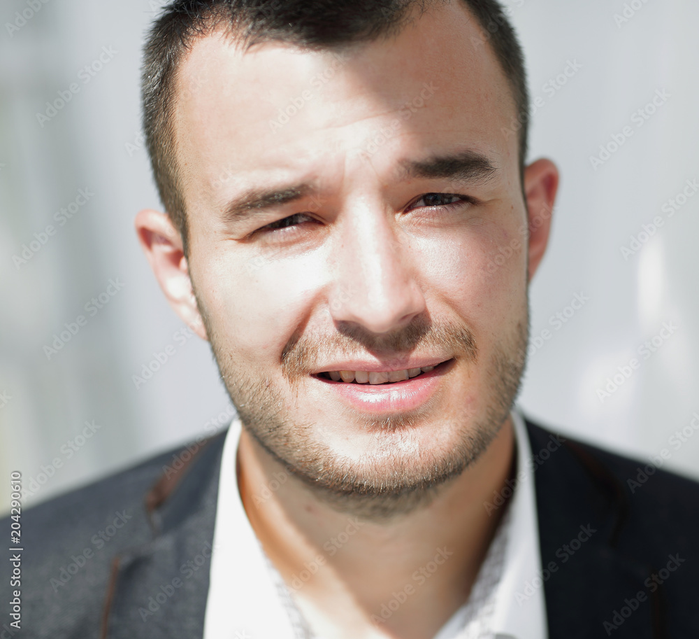 Obraz premium closeup.portrait of modern business man.