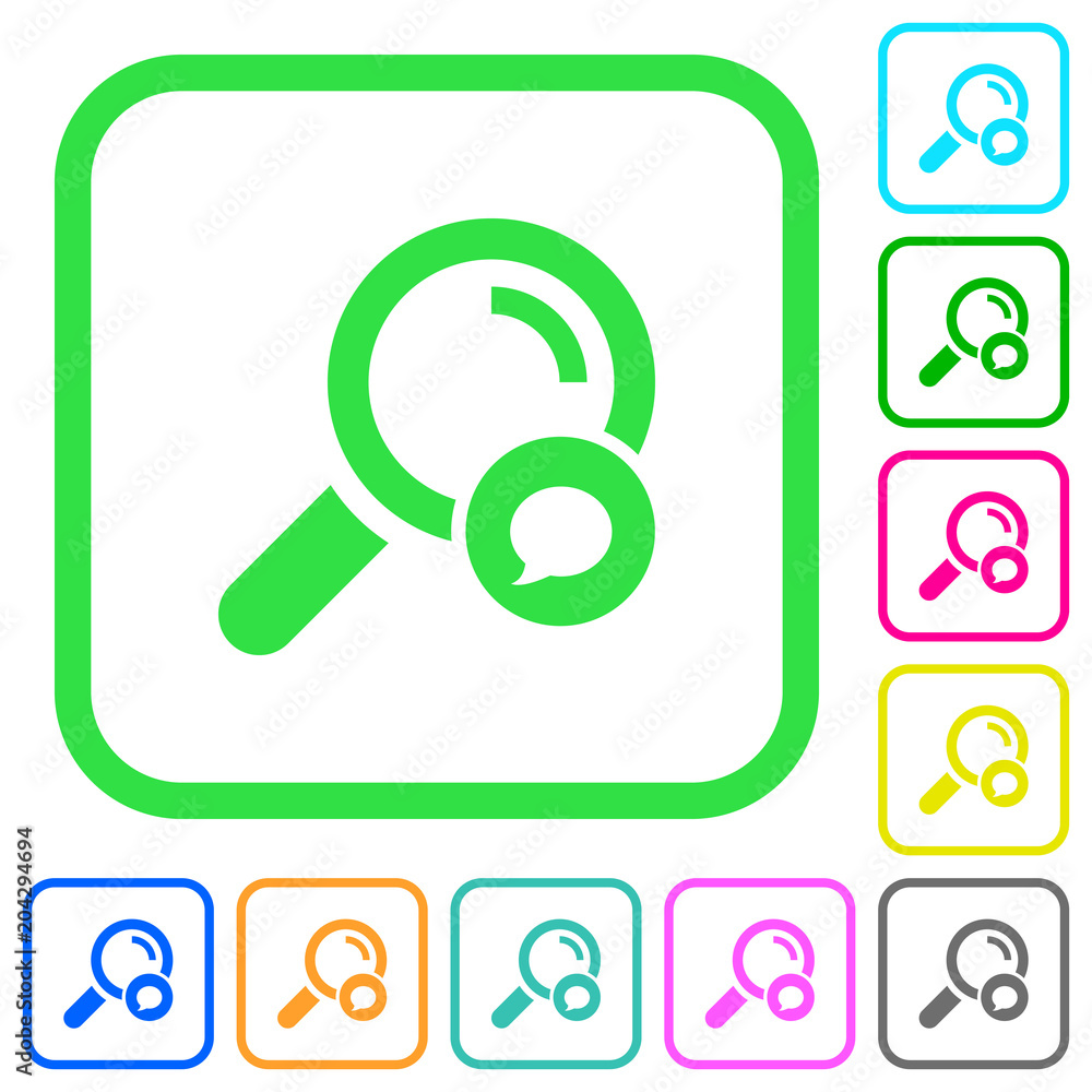 Search comment vivid colored flat icons Search comment vivid colored flat icons