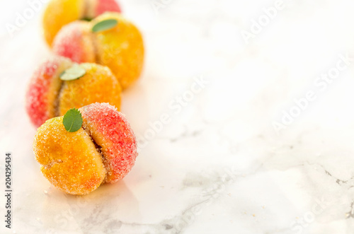 Peach cookies