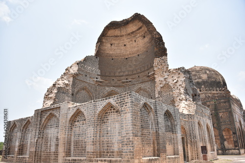 Bahmani tombs monuments and ruins, Bidar, Karnataka, India photo