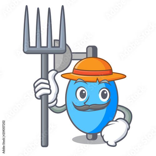 Farmer ambu bag character cartoon