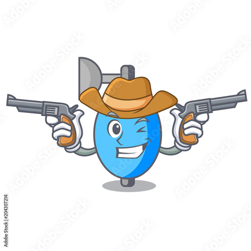 Cowboy ambu bag character cartoon