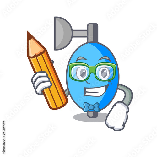 Student ambu bag character cartoon