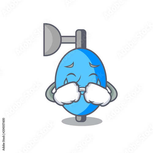 Crying ambu bag mascot cartoon