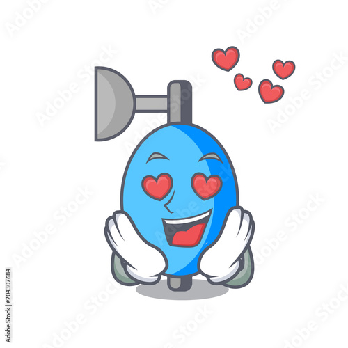 In love ambu bag mascot cartoon