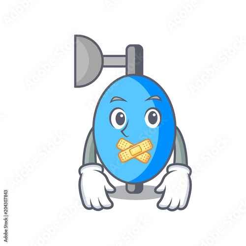 Silent ambu bag mascot cartoon