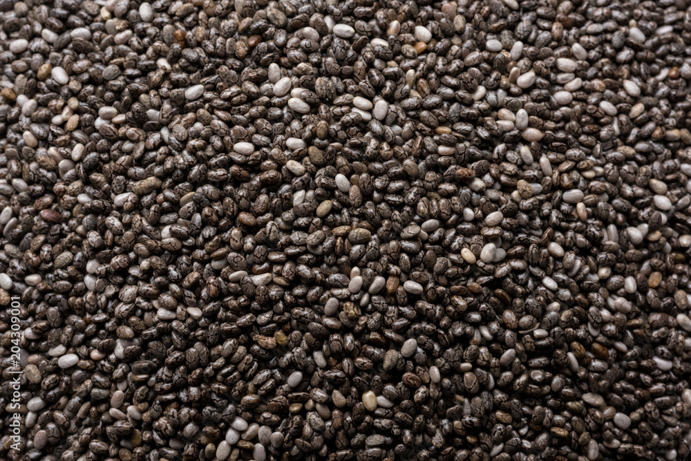 Chia seeds isolated with white background. Healthy superfood. Chia seeds isolated with white background. Healthy superfood.