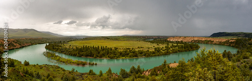 Fotografie flathead river panorama 1