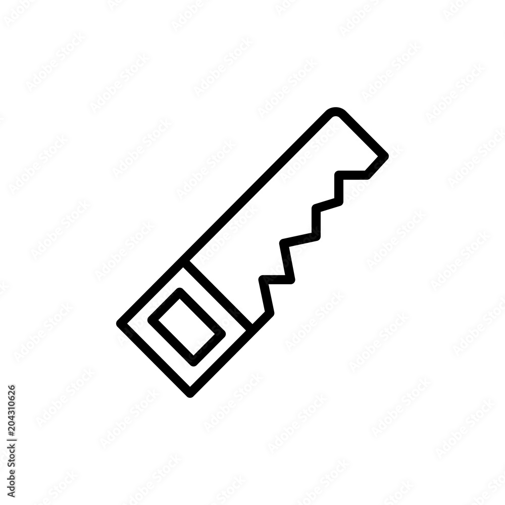 saw icon vector illustration saw icon vector illustration