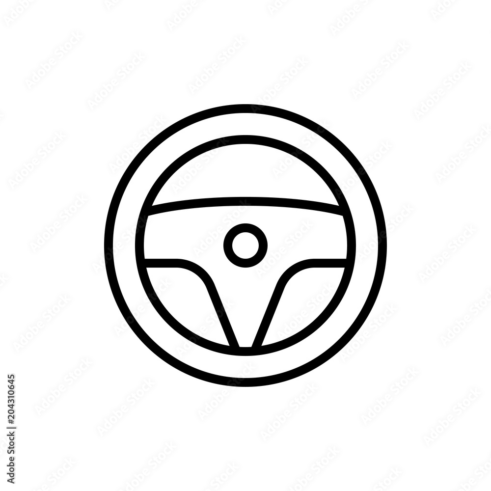 steering wheel icon vector illustration steering wheel icon vector illustration