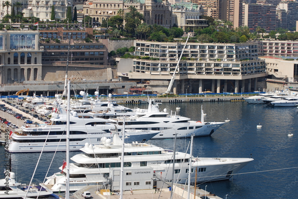  Monte-Carlo; marina; passenger ship; water transportation; luxury yacht