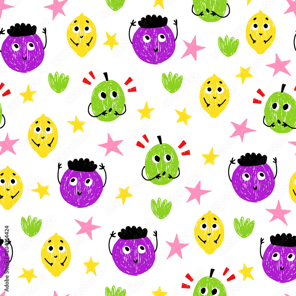 Vector summer pattern Vector summer pattern