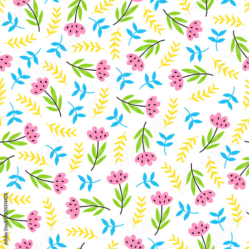 Vector summer pattern