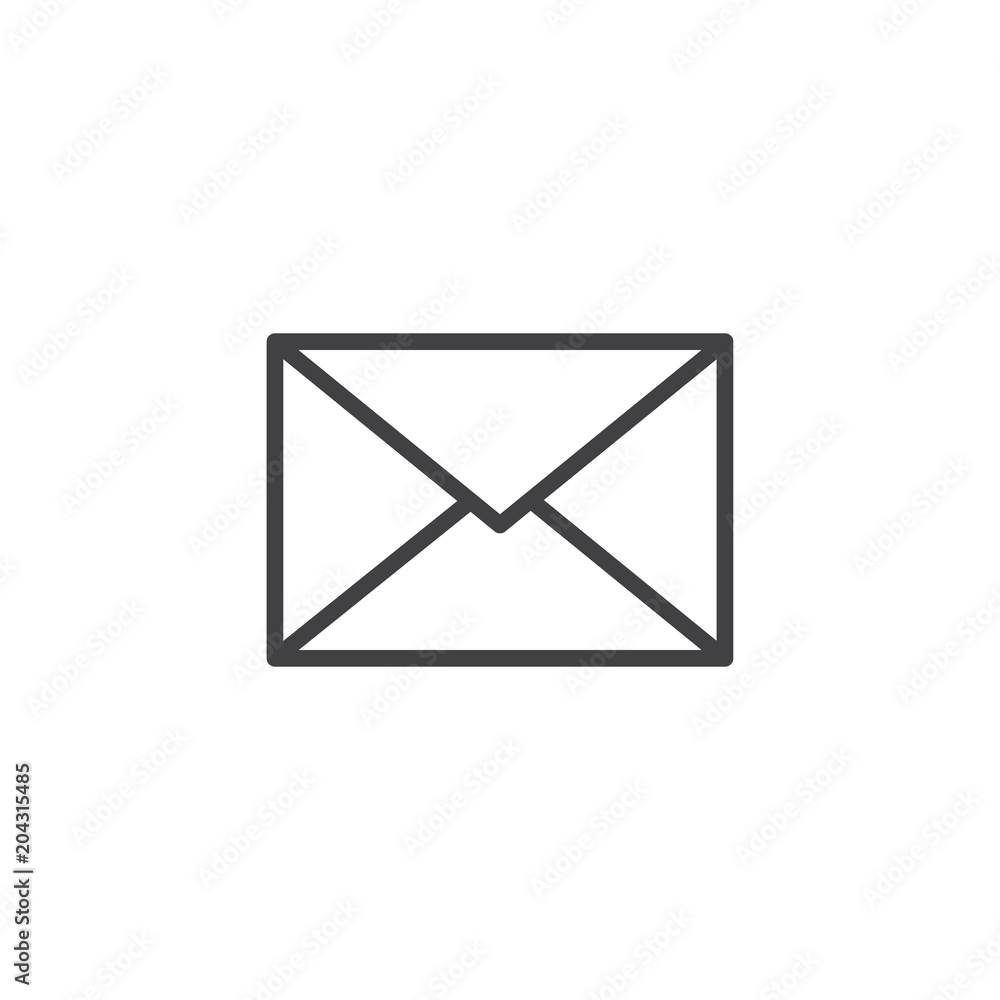 Mail envelope outline icon. linear style sign for mobile concept and web design. Email simple line vector icon. Message Symbol, logo illustration. Pixel perfect vector graphics Mail envelope outline icon. linear style sign for mobile concept and web design. Email simple line vector icon. Message Symbol, logo illustration. Pixel perfect vector graphics