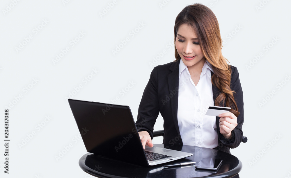 Beautiful businesswoman working concept Beautiful businesswoman working concept