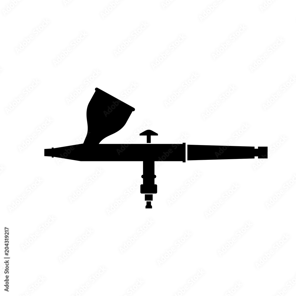 Airbrush (Aerograph) instrument icon Airbrush (Aerograph) instrument icon