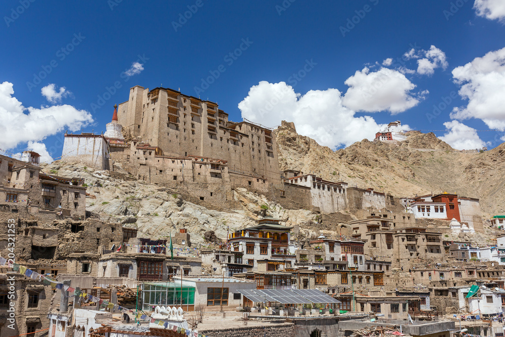 Leh palace in Ladakh, Jammu and Kashmir, India
