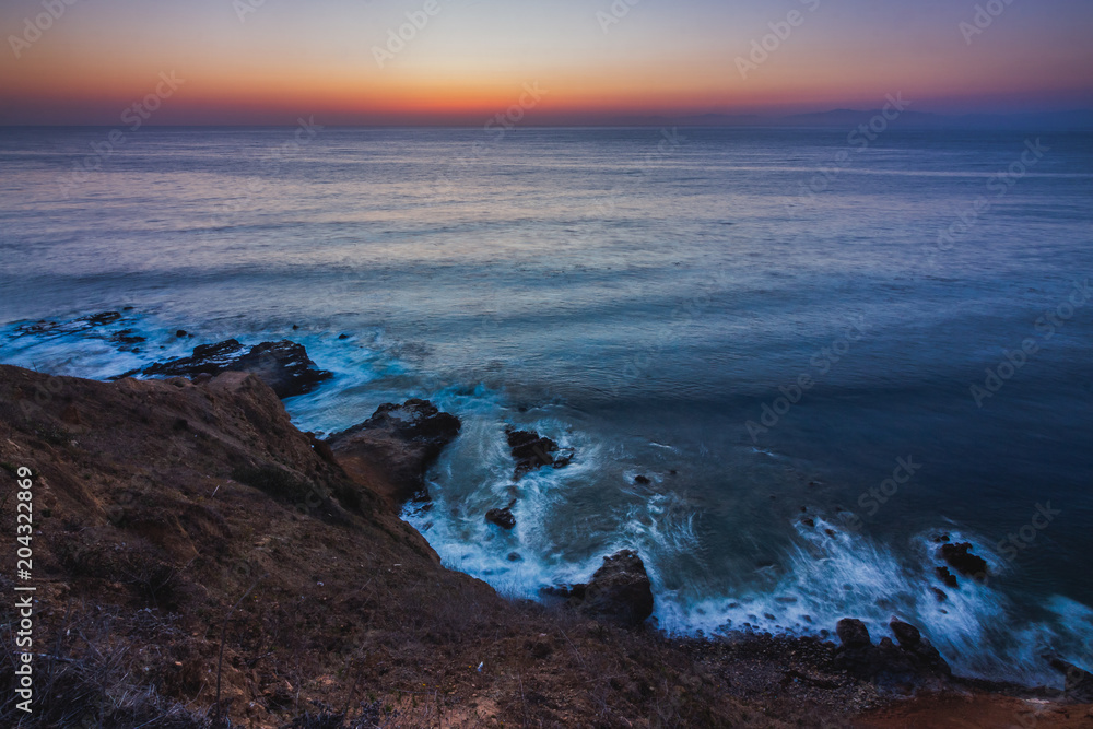 Obraz premium Palos Verdes Cliffs After Sunset