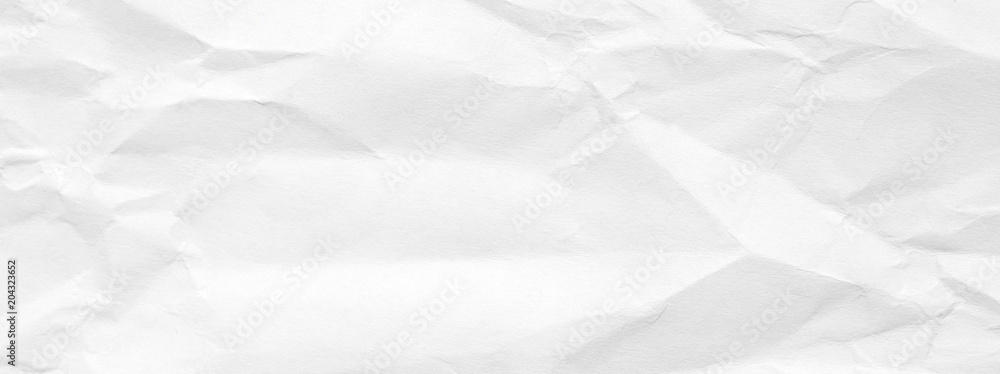 Fototapeta premium White background paper with old surface. Texture crumpled.