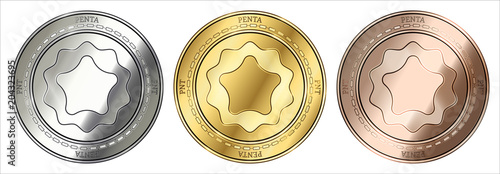  Penta (PNT) coin set.