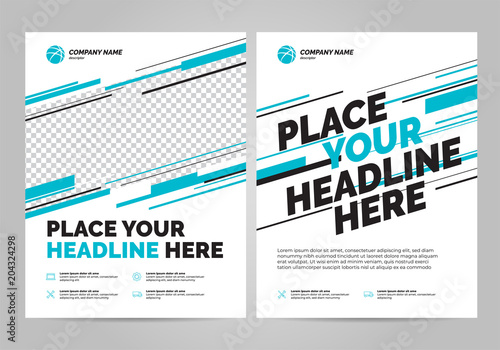 Flyer design sports invitation template. Can be adapt to Brochure, Annual Report, Magazine, Poster.