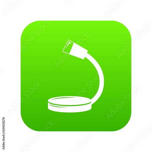 Table microphone icon green vector