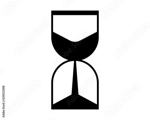 Hourglass vector pictogram 
