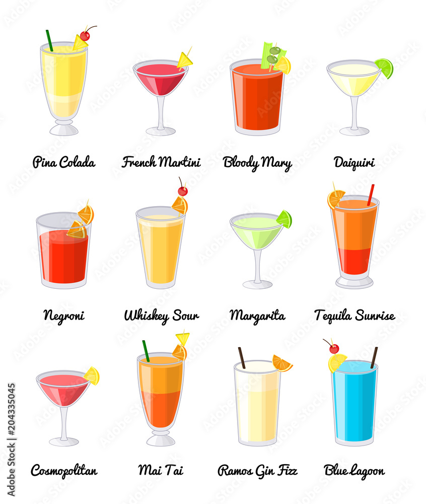 Famous Alcoholic Drinks print-version-alcohol-factsheet