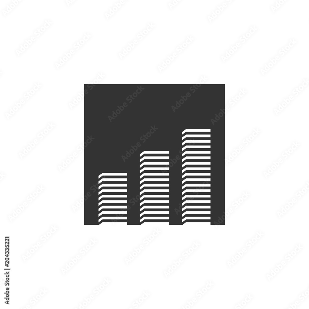 Business Logo. Bar Chart icon. Vector eps 08. Business Logo. Bar Chart icon. Vector eps 08.