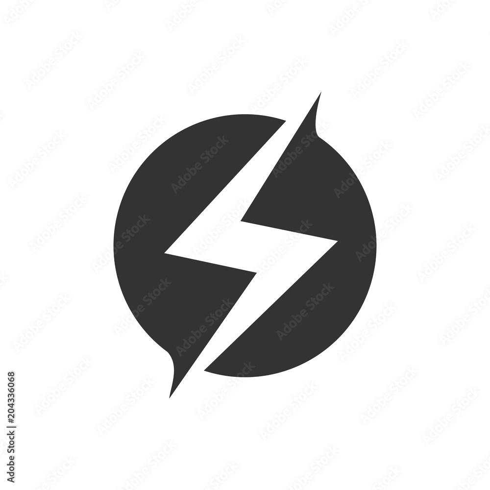 Thunder logo. Power icon. Electric symbol. Vector eps 08. Thunder logo. Power icon. Electric symbol. Vector eps 08.