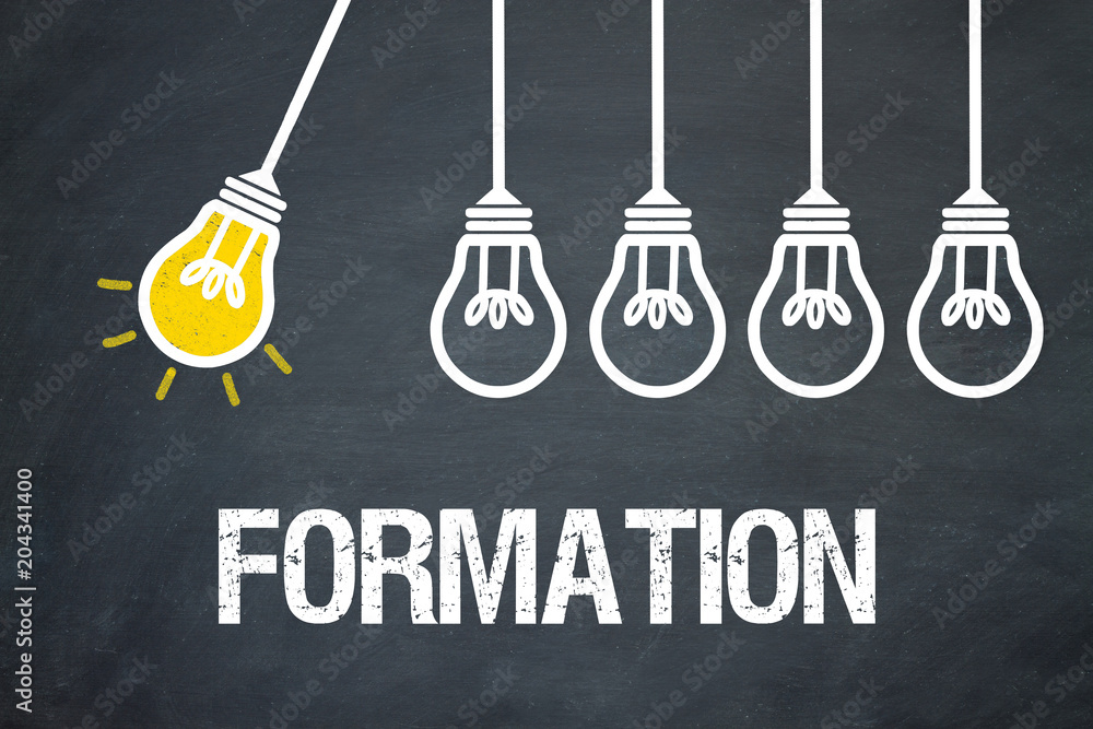 Fototapeta premium Formation / Lampen / Konzept