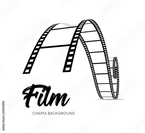 Film strip vector illustration