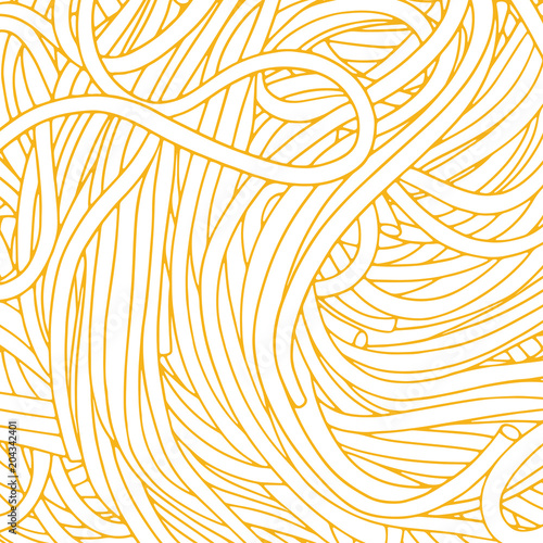 Hand drawn spaghetti vector background photo