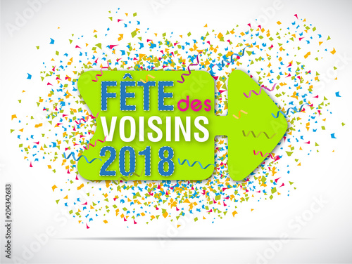 etiquette direction : fête des voisins 2018