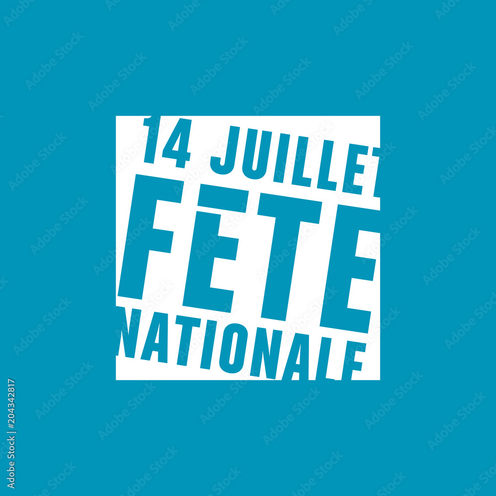 Obraz premium 14 juillet, fête nationale
